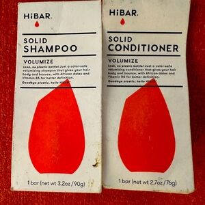 Hibar Solid Shampoo and Conditioner. Volumize. Brand New